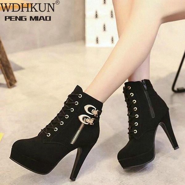 2021 plus size ankle boots women platform high heels female lace up shoes woman buckle short boot casual ladies footwear drop ship #sp3v, Black
2021 plus size ankle boots women platform high heels female lace up shoes woman buckle short boot casual ladies footwear drop ship #sp3v, Black