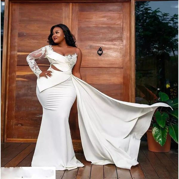 african one shoulder plus size prom dresses 2021 aso ebi sheer neck lace ilusion long sleeve mermai formal evening gowns girls party dress, Black;red
african one shoulder plus size prom dresses 2021 aso ebi sheer neck lace ilusion long sleeve mermai formal evening gowns girls party dress, Black;red