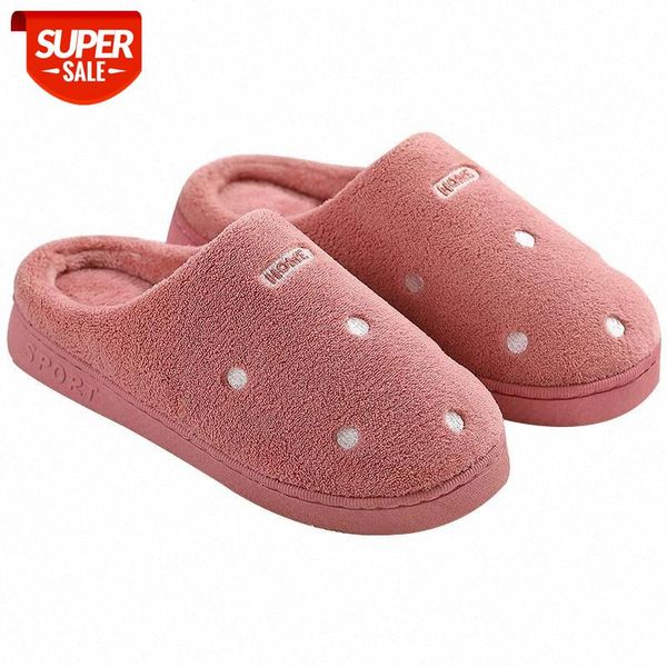 female home dots pattern cotton shoes women and men couple autumn and winter indoor non-slip soft warm simple plush slippers #he66, Black
female home dots pattern cotton shoes women and men couple autumn and winter indoor non-slip soft warm simple plush slippers #he66, Black