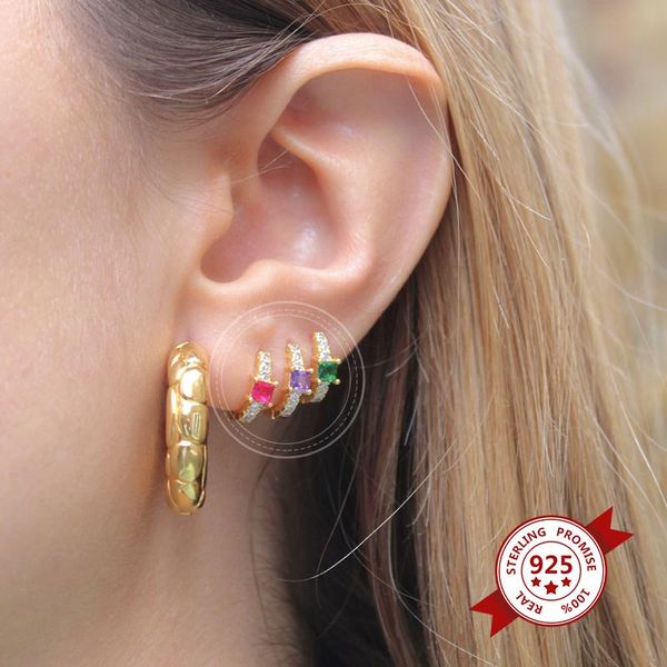 100% 925 sterling silver hoop huggie cz mini circle loop earring zircon hoop luxury huggies thick women fashion luxury jewelry, Golden;silver
100% 925 sterling silver hoop huggie cz mini circle loop earring zircon hoop luxury huggies thick women fashion luxury jewelry, Golden;silver