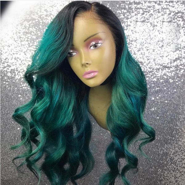 ombre green synthetic lace front wigs with baby hair black root short bob body wave hair heat resistant fiber for women, Black;brown
ombre green synthetic lace front wigs with baby hair black root short bob body wave hair heat resistant fiber for women, Black;brown