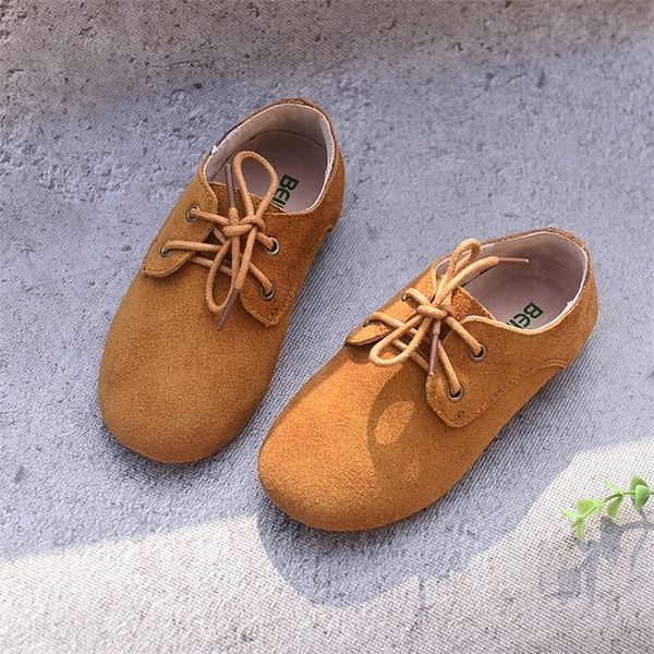 cowhide children sneakers suede leather boys and girls lace-up oxford shoes kids casual shoes 201130, Black
cowhide children sneakers suede leather boys and girls lace-up oxford shoes kids casual shoes 201130, Black