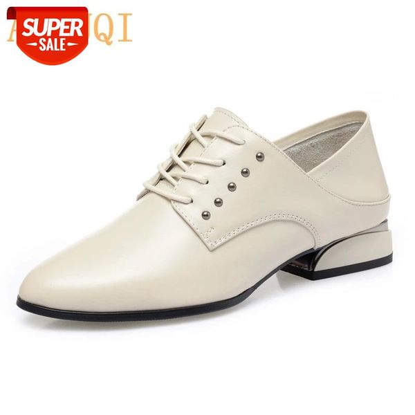 genuine leather women's autumn shoes 2020 newpointed fashion shoes women casual low-heel black lace-up ladies work #ru35
genuine leather women's autumn shoes 2020 newpointed fashion shoes women casual low-heel black lace-up ladies work #ru35