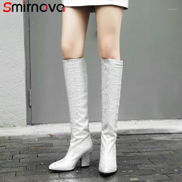 boots smirnova big size 33-41 fashion knee high women pointed toe crystal heels shoes classic autumn winter boots1, Black
boots smirnova big size 33-41 fashion knee high women pointed toe crystal heels shoes classic autumn winter boots1, Black