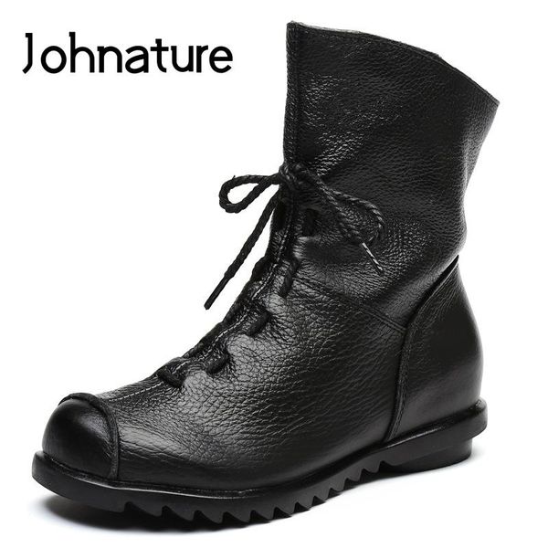 boots johnature ankle zipper round toe flat with solid color lady shoes cross-tied 2021 autumn winter retro women, Black
boots johnature ankle zipper round toe flat with solid color lady shoes cross-tied 2021 autumn winter retro women, Black