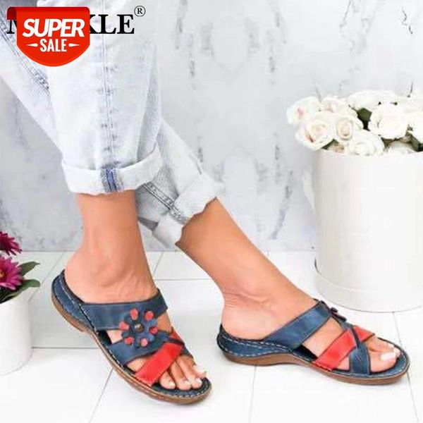 mcckle woman vintage pu women's slippers mixted color casual wedge ladies slides flower comfort open toe female shoes summer #uh0w, Black
mcckle woman vintage pu women's slippers mixted color casual wedge ladies slides flower comfort open toe female shoes summer #uh0w, Black