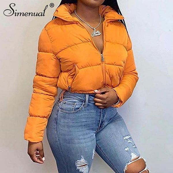 simenual warm autumn winter 2020 women coats fashion long sleeve zipper jackets solid slim thick female casual bread outerwear1, Black
simenual warm autumn winter 2020 women coats fashion long sleeve zipper jackets solid slim thick female casual bread outerwear1, Black
