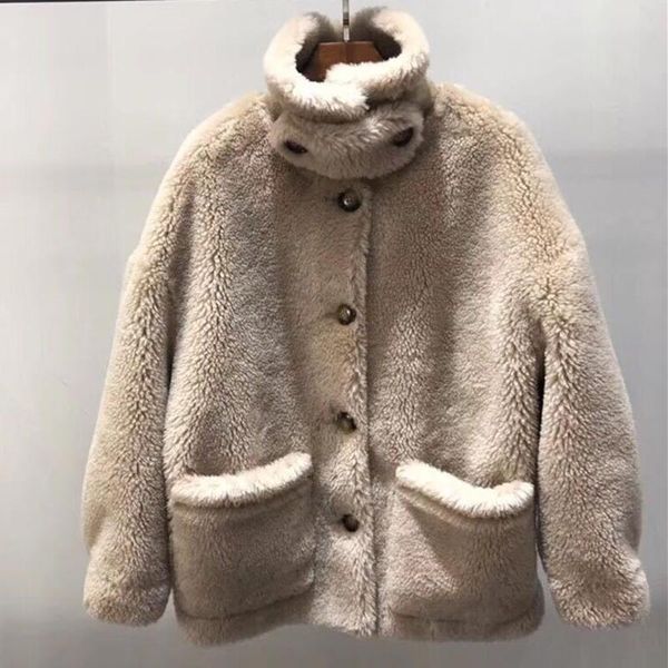 2020 new winter women coat slim luxury ladies outerwear fake fur casual female buttons thick fashion high quatily fashion warm, Black
2020 new winter women coat slim luxury ladies outerwear fake fur casual female buttons thick fashion high quatily fashion warm, Black