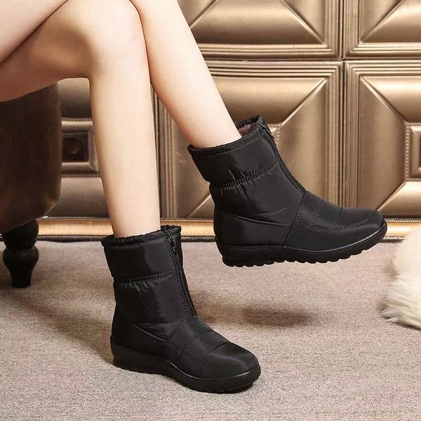 2020 New Warm Plush Fur Comfortable Ankle Boots Women Shoes Waterproof Zipper Footwear Woman Winter Shoes Female Snow Boots #IN9f, Black
2020 New Warm Plush Fur Comfortable Ankle Boots Women Shoes Waterproof Zipper Footwear Woman Winter Shoes Female Snow Boots #IN9f, Black