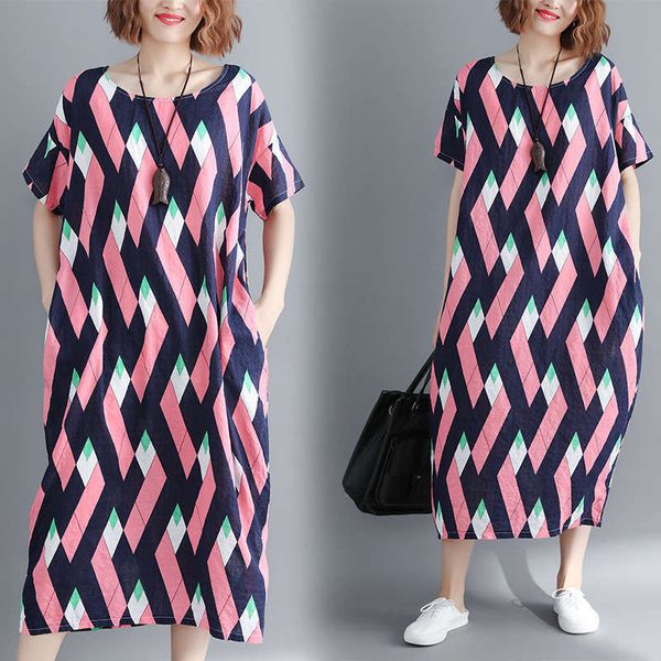 summer new literary style big size fat mm loose and thin dress, Black;gray
summer new literary style big size fat mm loose and thin dress, Black;gray