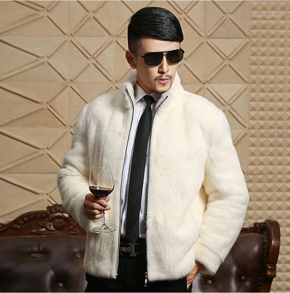 men's fur & faux style for autumn and winter men's coat mink skin whole leather fashion fur1, Black
men's fur & faux style for autumn and winter men's coat mink skin whole leather fashion fur1, Black