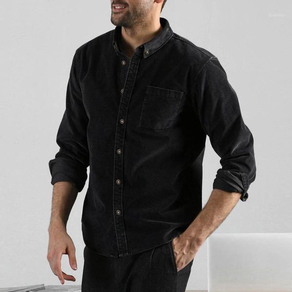 long sleeve shirt men casual cotton blouse fashion men autumn casual solid corduroy pocket long sleeves shirt blouse1, White;black
long sleeve shirt men casual cotton blouse fashion men autumn casual solid corduroy pocket long sleeves shirt blouse1, White;black