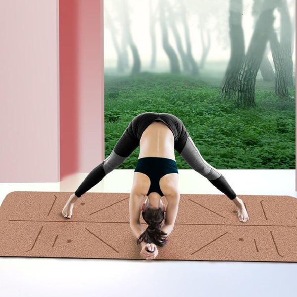 183x68cm natural cork rubber yoga mat for fitness 4mm sport mats pilates exercise non-slip with position body line
183x68cm natural cork rubber yoga mat for fitness 4mm sport mats pilates exercise non-slip with position body line