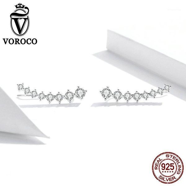 voroco fashion 925 sterling silver stud earrings shiny light crystal earrings for women new jewelry girl 2020 bke9201, Golden;silver
voroco fashion 925 sterling silver stud earrings shiny light crystal earrings for women new jewelry girl 2020 bke9201, Golden;silver