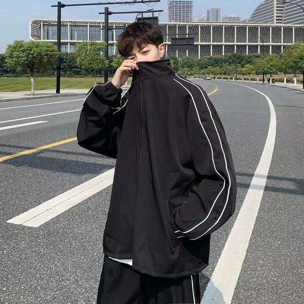 casual suit men's handsome loose coat two piece set of korean fashion brand school hip hop autumn sportswear, Gray
casual suit men's handsome loose coat two piece set of korean fashion brand school hip hop autumn sportswear, Gray