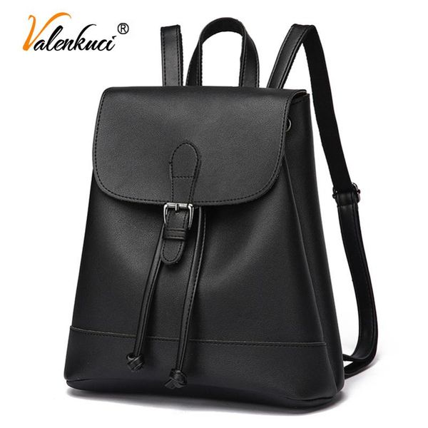 backpack style valenkuci fashion for women teenagers girls pu leather travel zipper bags women's backpacks school ladies 2021
backpack style valenkuci fashion for women teenagers girls pu leather travel zipper bags women's backpacks school ladies 2021