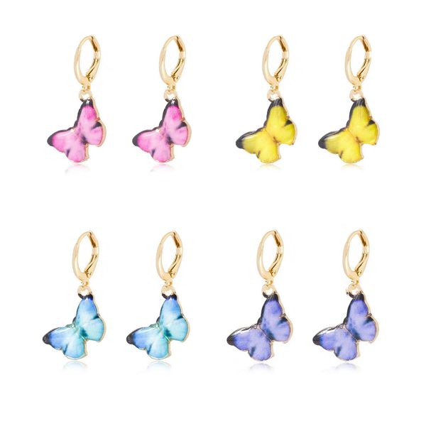fashionable women butterfly earrings insect sweet colorful alloy drop earrings party birthday jewelry for girls, Silver
fashionable women butterfly earrings insect sweet colorful alloy drop earrings party birthday jewelry for girls, Silver