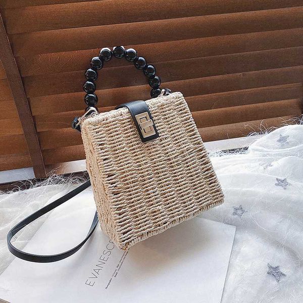 elegant female beaded tote bag 2020 summer new straw women's designer handbag weave travel shoulder messenger bag
elegant female beaded tote bag 2020 summer new straw women's designer handbag weave travel shoulder messenger bag