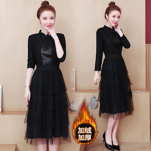 womens thermal mesh lace plus size s-5xl keeping vintage winter casual party dress o3l2, Black;gray
womens thermal mesh lace plus size s-5xl keeping vintage winter casual party dress o3l2, Black;gray