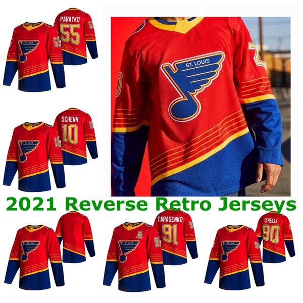 2021 reverse retro st. louis blues jerseys 90 ryan o'reilly jersey binnington colton parayko kyrou vladimir tarasenko custom stitched, Black;red
2021 reverse retro st. louis blues jerseys 90 ryan o'reilly jersey binnington colton parayko kyrou vladimir tarasenko custom stitched, Black;red
