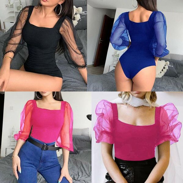 women bodysuit bodycon jumpsuit romper leotard blouse fashion clothes us, Black;white
women bodysuit bodycon jumpsuit romper leotard blouse fashion clothes us, Black;white