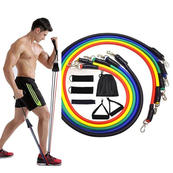 11 pcs resistance bands set fitness bands resistance gym equipment exercise pull rope fitness elastic training expander
11 pcs resistance bands set fitness bands resistance gym equipment exercise pull rope fitness elastic training expander