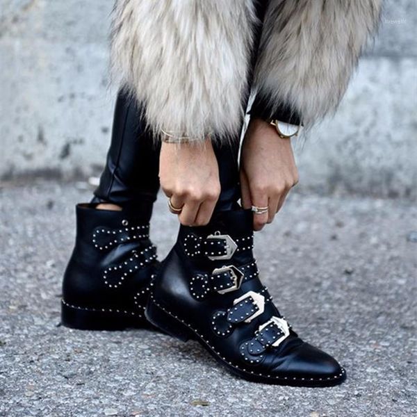 boots autumn winter women leather tactical ankle for female western riding vintage rivets studded motorcycle punk shoes woman1, Black
boots autumn winter women leather tactical ankle for female western riding vintage rivets studded motorcycle punk shoes woman1, Black