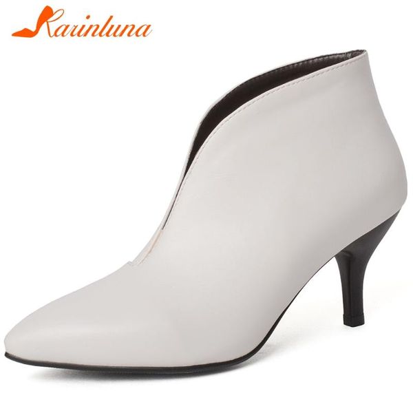 boots karin brand fashion female consise elegant office thin heel pointed toe slip on black women shoes woman
boots karin brand fashion female consise elegant office thin heel pointed toe slip on black women shoes woman