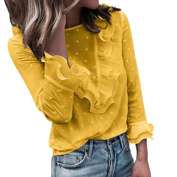 women t-shirt flower lace mesh polka dot spring autumn o neck long sleeve lady shirt femme camiseta feminina pullover, White
women t-shirt flower lace mesh polka dot spring autumn o neck long sleeve lady shirt femme camiseta feminina pullover, White