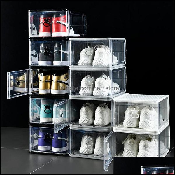 thicken clear plastic shoe box dustproof sport storage transparent sneaker boxes stackable boot organizer black grey drop delivery 2021 part, White;pink
thicken clear plastic shoe box dustproof sport storage transparent sneaker boxes stackable boot organizer black grey drop delivery 2021 part, White;pink