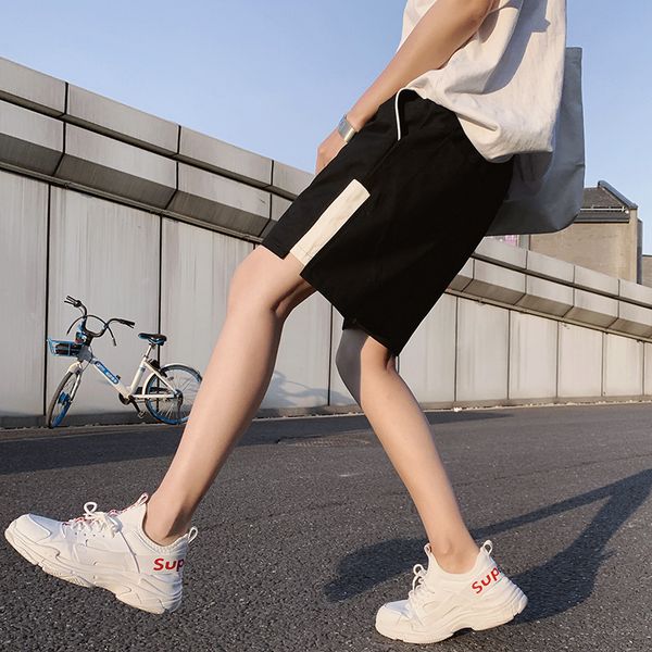 summer fashion brand new 5-point casual shorts men's korean ins trend pants students' loose and versatile overalls, White;black
summer fashion brand new 5-point casual shorts men's korean ins trend pants students' loose and versatile overalls, White;black