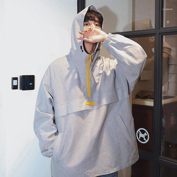 2019 autumn and winter men's new casual contrast color striped zipper hooded jacket men loose temperament trend cotton11, Black;brown
2019 autumn and winter men's new casual contrast color striped zipper hooded jacket men loose temperament trend cotton11, Black;brown