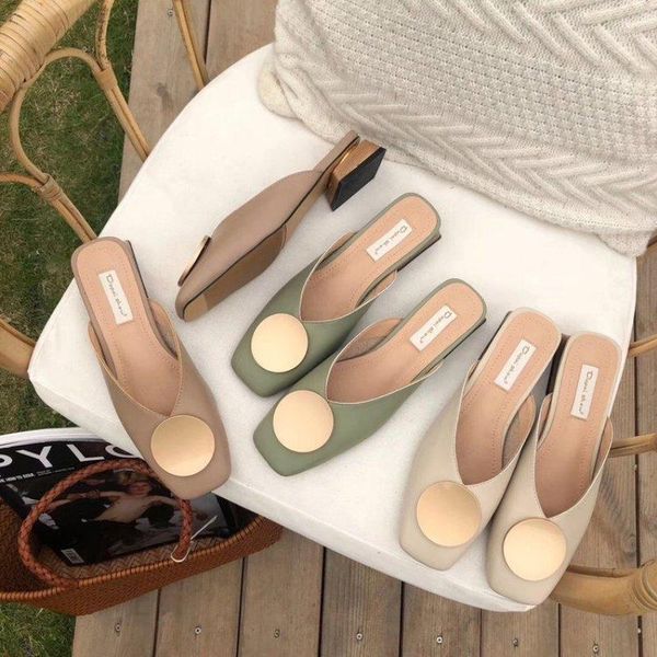 women slippers slip on mules flat women casual shoes british style buckle slipper outdoor slide low heel footwear1, Black
women slippers slip on mules flat women casual shoes british style buckle slipper outdoor slide low heel footwear1, Black