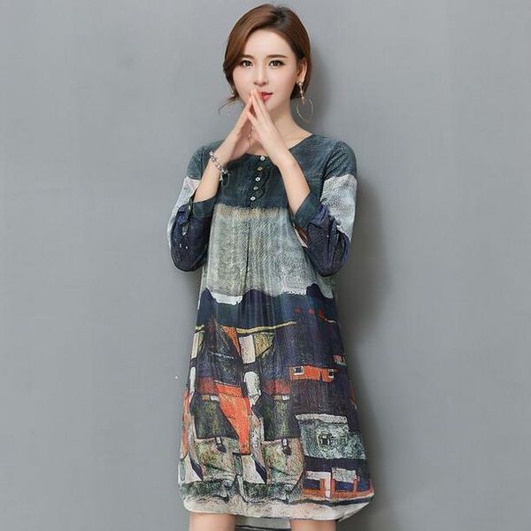 summer o neck printed silk chiffon a line office ladies knee length dress women clothes vestidos letter robes femme df716, Black;gray
summer o neck printed silk chiffon a line office ladies knee length dress women clothes vestidos letter robes femme df716, Black;gray