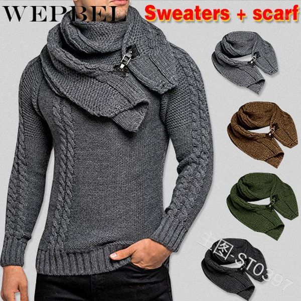 wepbel men autumn winter thick knitted sweater detachable bib pullover harajuku male long sleeve o neck slim fit knitwear1, White;black
wepbel men autumn winter thick knitted sweater detachable bib pullover harajuku male long sleeve o neck slim fit knitwear1, White;black