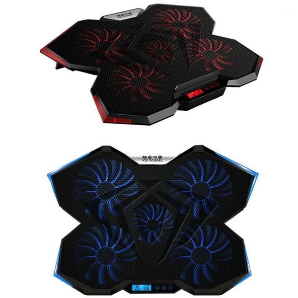 icecoorel lapcooler cooling pad with 5pcs fans led sn usb adjustable notebook stand for air/pro 12- 17 inch1
icecoorel lapcooler cooling pad with 5pcs fans led sn usb adjustable notebook stand for air/pro 12- 17 inch1