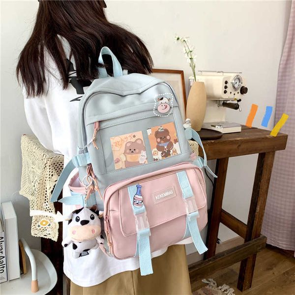 ins schoolbag cute girl korean version harajuku ulzzang junior high school pupils' backpack
ins schoolbag cute girl korean version harajuku ulzzang junior high school pupils' backpack