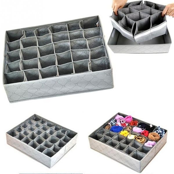 30 cells foldable non-woven fabric underwear socks tie drawer organizer storage box 34*32*10cm1
30 cells foldable non-woven fabric underwear socks tie drawer organizer storage box 34*32*10cm1