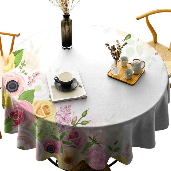 waterproof round table cover roses ranunculus and hydrangea flowers and green leaves frame
waterproof round table cover roses ranunculus and hydrangea flowers and green leaves frame