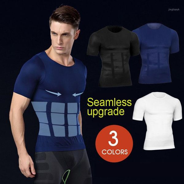 running jerseys men waist trainer corset t shirts slimming body shaper modeling strap shapewear male compression sheat shirt1, Black;blue
running jerseys men waist trainer corset t shirts slimming body shaper modeling strap shapewear male compression sheat shirt1, Black;blue