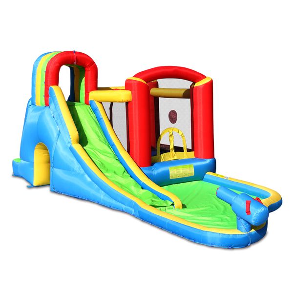 huge kids inflatable water slide pool fun in the garden double inflatable water slide for kids play in garden house
huge kids inflatable water slide pool fun in the garden double inflatable water slide for kids play in garden house