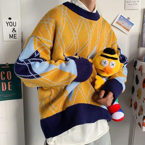 men's sweaters knitted mens jumper sweater loose japanese trend street pullover ins casual coat korean winter clothes clothing time lim, White;black
men's sweaters knitted mens jumper sweater loose japanese trend street pullover ins casual coat korean winter clothes clothing time lim, White;black
