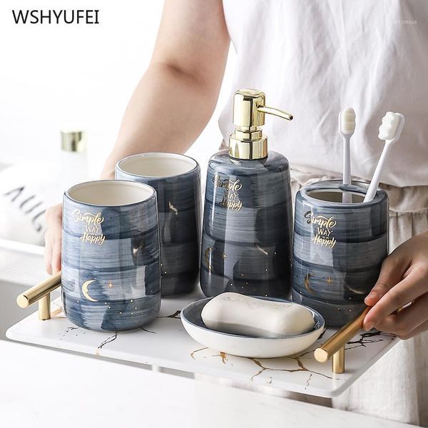 bath accessory set nordic ceramic bathroom accessories creative starry sky pattern wash soap dispenser /toothbrush holder wedding supplies1
bath accessory set nordic ceramic bathroom accessories creative starry sky pattern wash soap dispenser /toothbrush holder wedding supplies1