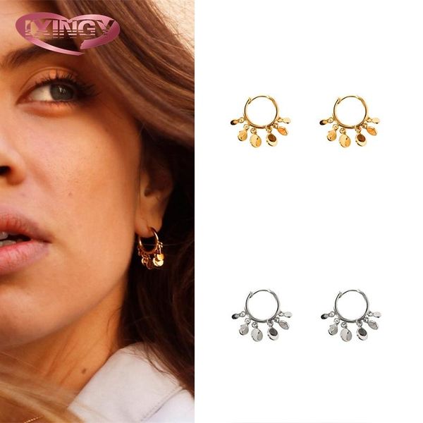 hoop & huggie 925 sterling silver round tassel earrings ear buckle for women simple fashion personality short earring jewelry, Golden;silver
hoop & huggie 925 sterling silver round tassel earrings ear buckle for women simple fashion personality short earring jewelry, Golden;silver