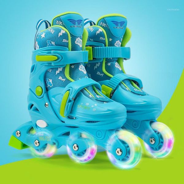 athletic & outdoor children's adjustable skates a full set of single flash ice skate shoes for boys and girls inline beginners1, Black
athletic & outdoor children's adjustable skates a full set of single flash ice skate shoes for boys and girls inline beginners1, Black