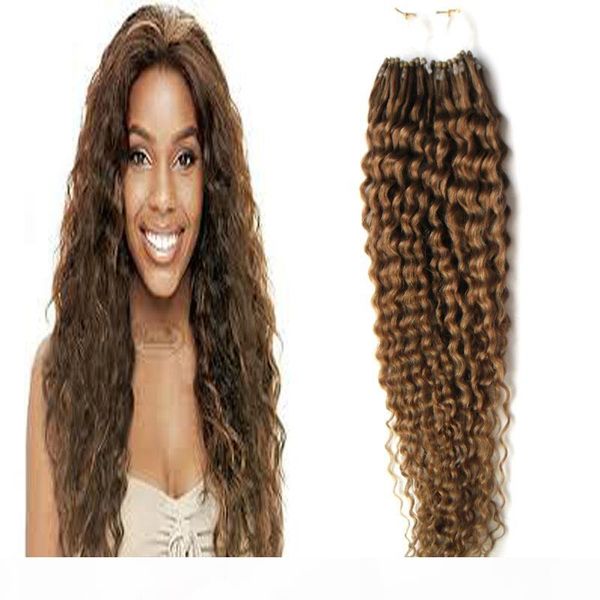 light brown micro ring human hair extension 100g remy micro loop human hair extensions brazilian deep curly virgin hair, Black
light brown micro ring human hair extension 100g remy micro loop human hair extensions brazilian deep curly virgin hair, Black