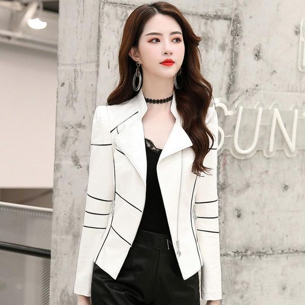 pu plus size leather fur jacket women new 2020 woman leather clothing short slim spring autumn motorcycle jackets female coats1, Black
pu plus size leather fur jacket women new 2020 woman leather clothing short slim spring autumn motorcycle jackets female coats1, Black