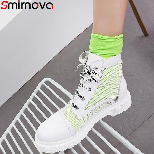 boots smirnova big size 34-42 lace up mesh+genuine leather shoes ladies square low heels summer women ankle, Black
boots smirnova big size 34-42 lace up mesh+genuine leather shoes ladies square low heels summer women ankle, Black