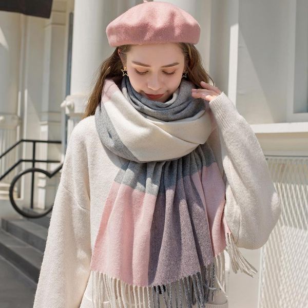 scarves winter plaid wool scarf for women thicken warm shawls and wraps pink echarpe femme fashion cashmere foulard, Blue;gray
scarves winter plaid wool scarf for women thicken warm shawls and wraps pink echarpe femme fashion cashmere foulard, Blue;gray