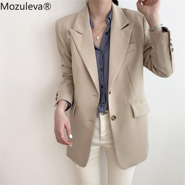 mozuleva new 2021 autumn winter women's blazers buttons pockets jackets notched vintage oversize with belt office ladies, White;black
mozuleva new 2021 autumn winter women's blazers buttons pockets jackets notched vintage oversize with belt office ladies, White;black